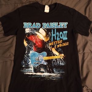 Brad Paisley T-Shirt H2OII Wetter & Wilder 2011 Tour Men's Small